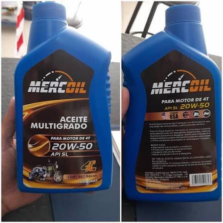 ACEITE MERCOIL 20W50 4T API SL