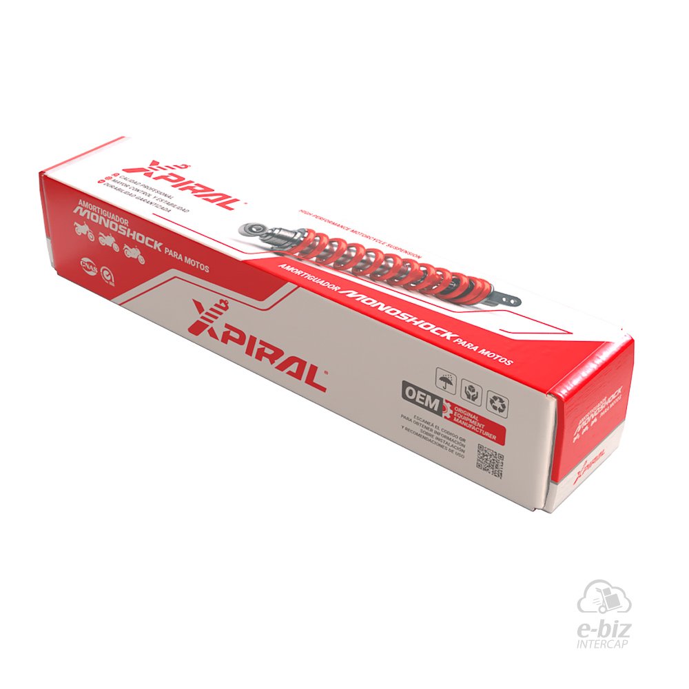 AMORTIGUADOR MONOSHOCK XPIRAL 305MM H. BROSS 125/SKUA 150-200
