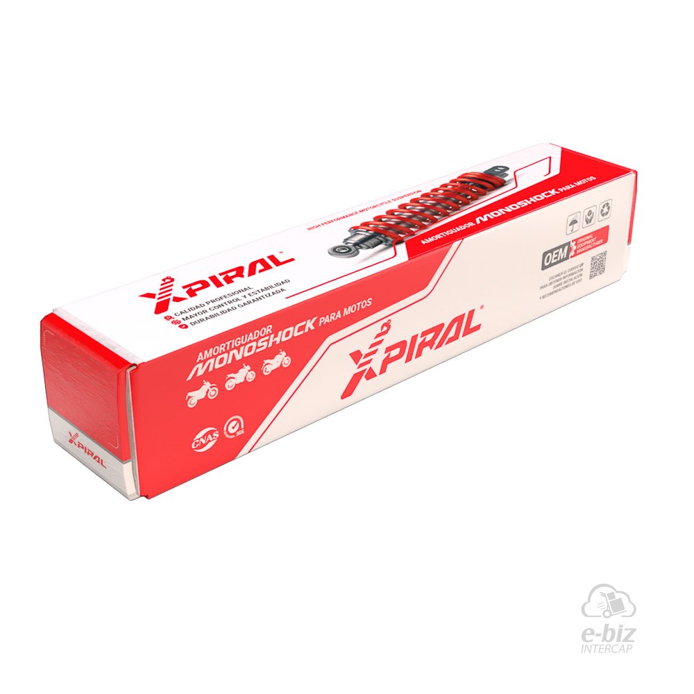AMORTIGUADOR MONOSHOCK XPIRAL 305MM H. BROSS 125/SKUA 150-200