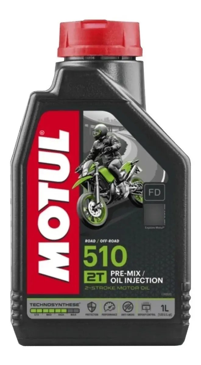 ACEITE MOTUL 510 2T SEMI SINTETICO 1L