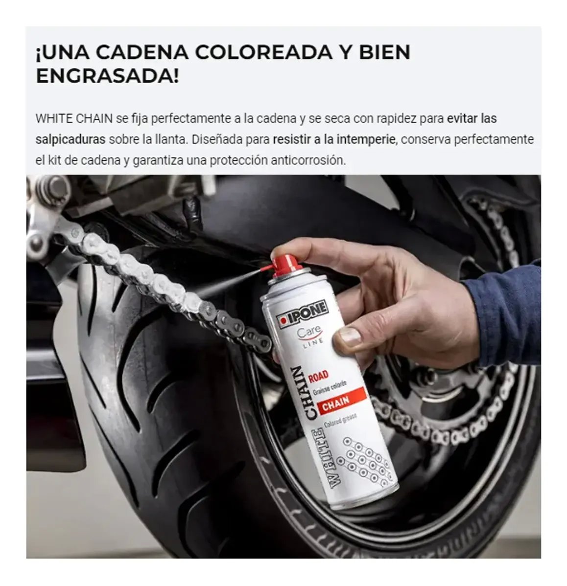ACEITE CADENA Ipone Cadena WHITE Chain Road 12x250